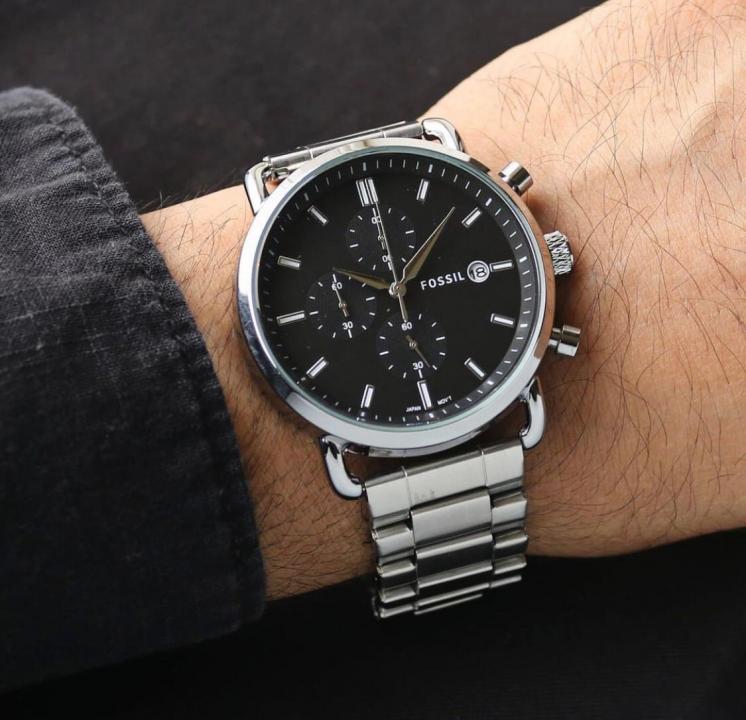 Fossi_l commuter Good Quality Silver Black