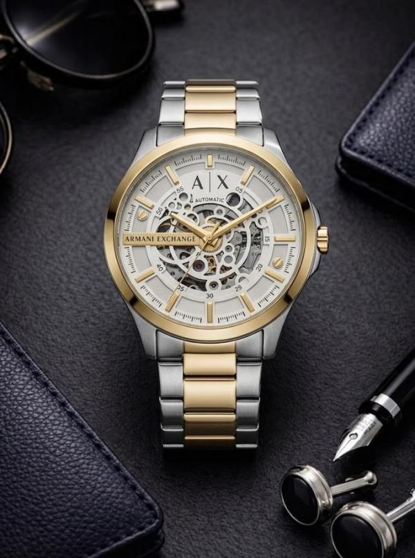 Arman_i Exchange Ax2418 Hampton Automatic 2Ton-Gold-White