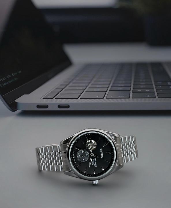 Seiko presage SPB471 Automatic silver Black