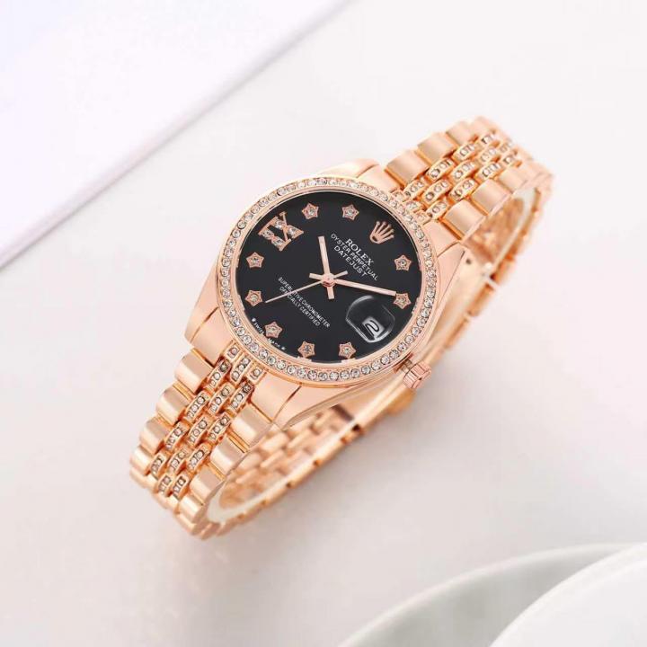Rolee_x Oyester Perpetual Date Just Copper-Black