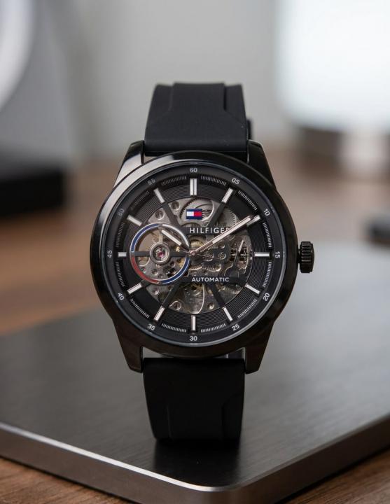Tom.my_hilfiger Automatic Silicon Full Black