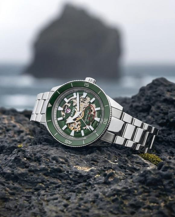 Rad_o Captain Cook HighTech Automatic Silver-Green