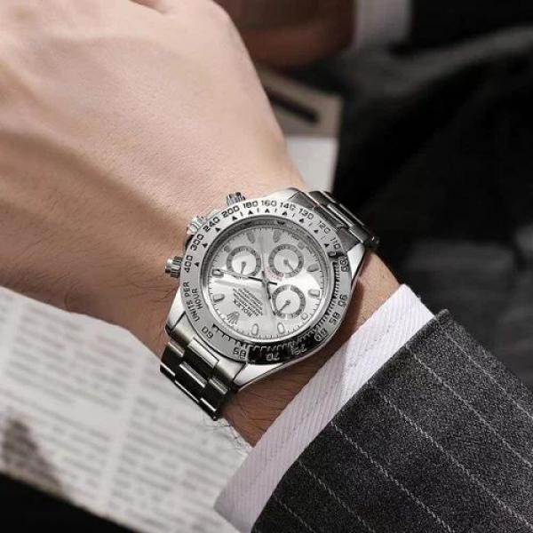 Role_x Oyster Perpetual Daytona Chosmograph Silver-Grey