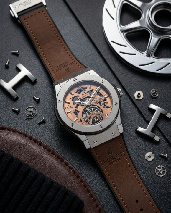 Hub.lot Classic Fusion Tourbillon Dark Brown
