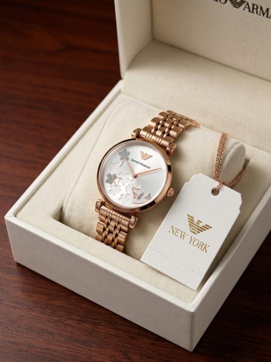 Emporio Arman_i Classic Flower Copper-White