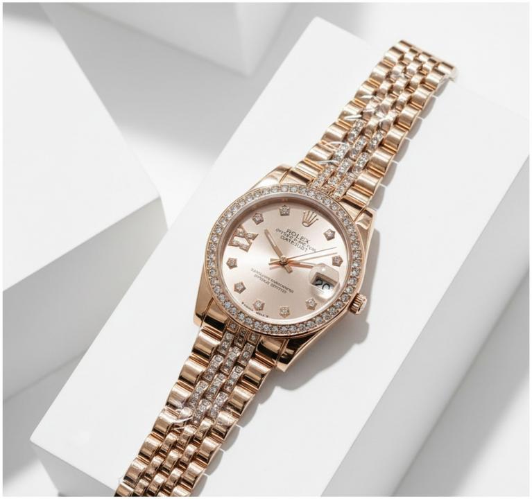 Role_x Oyester Perpetual Date Just Copper-Pink