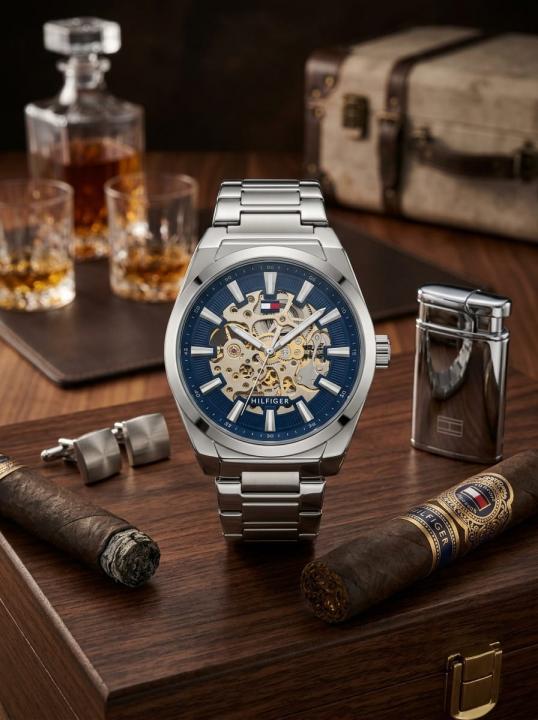 Tomm_y Hilfiger automatic skeleton