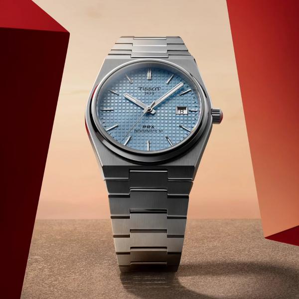 Tisso_t 1853 Prx Automatic Top Quality Silver-SkyBlue