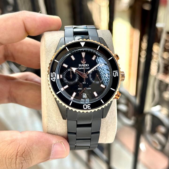 Rad_o Captain Cook HighTech Chronograph Black-Copper