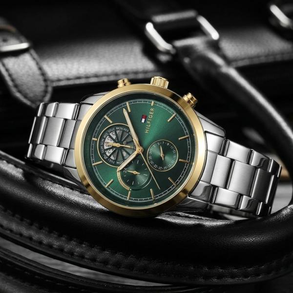Tom.my Hilfige_Quartz Multifunction golden-green