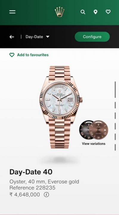 Role_x oyster perpetual Day Date 40 Battery