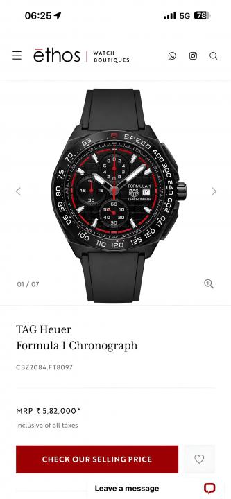 Tag Heue_r Formula 1 Chronograph