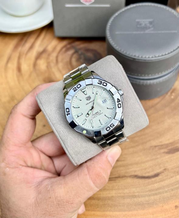 NewTag Heue_r Aquaracer Silver-White