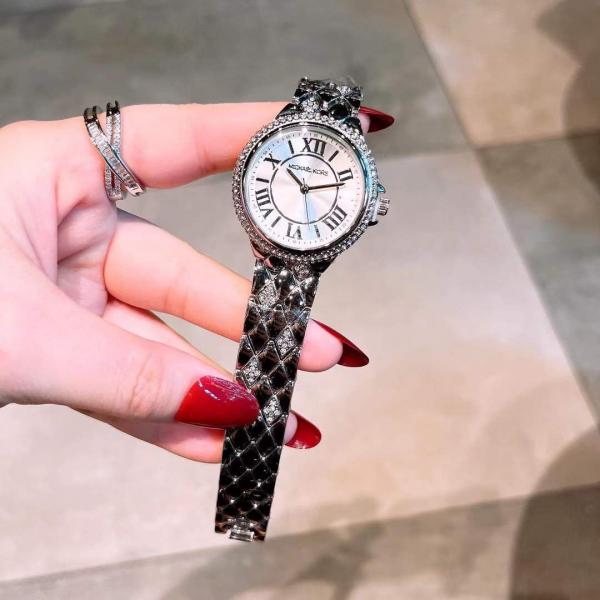 Mic.hael_Kors Camille Silver-White