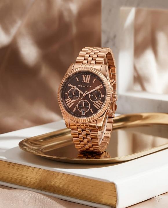 Mic.hael Kors Lexington Chronograph Copper-Brown