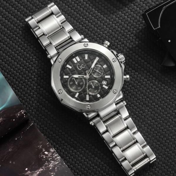 Gu.ess GC collection Brev Silver black