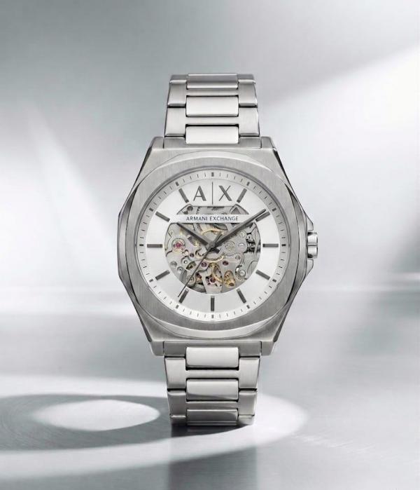 Arman_i Exchange Ax2418 Hampton Automatic Silver-White