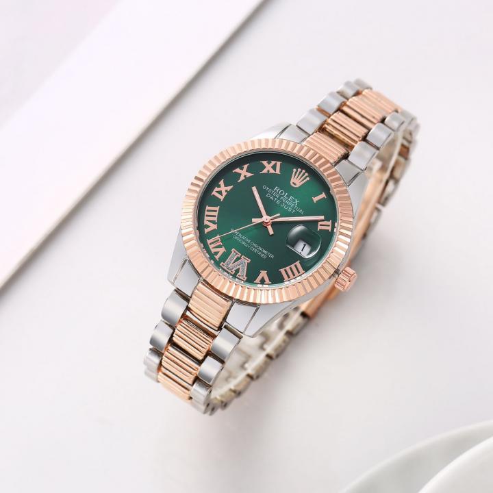 Role_x Oyster Perpetual Date Just 2Ton-Copper-Green