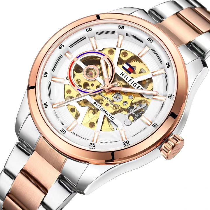 Tom.my Hilfige_r Automatic 2Ton-Copper-White