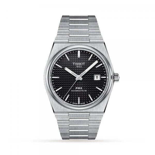 Tisso_t 1853 Prx Automatic Top Quality Silver-Black