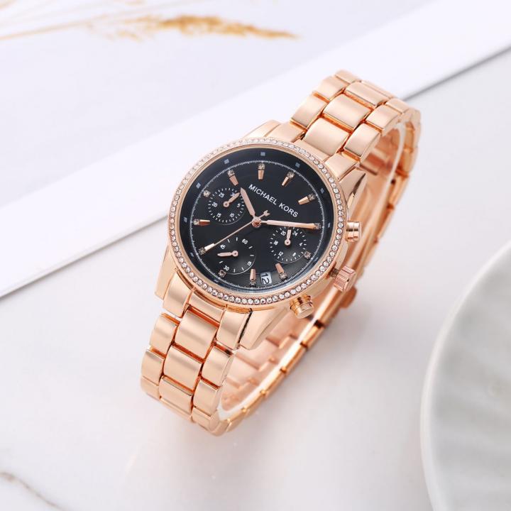 Michae_l Kors Bryant Chronograph Copper-Black