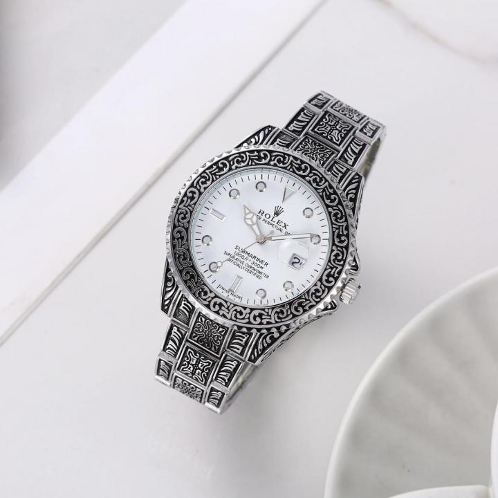 Role_x Oyster Vintage Silver-White
