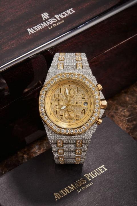 Aude.mars piguet royal Oak TachyMeter Iced Out