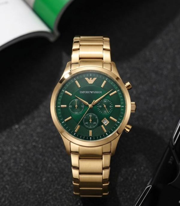Emporio Arman_i Classic Gold-Green