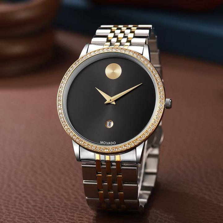 Mov.ado Museum Classic Diamond 2Ton-Gold-Black
