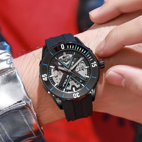 Ul.ysee Nardin Diver X Skeleton