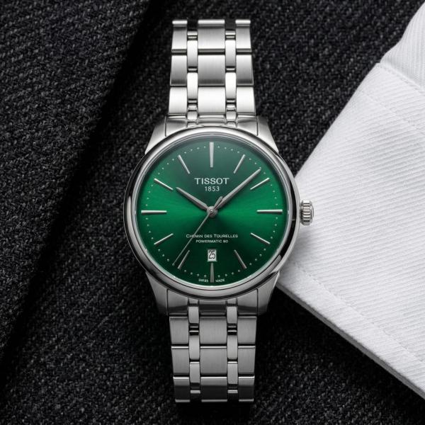 Tisso_t Chemin Japan Quartz Silver-Green