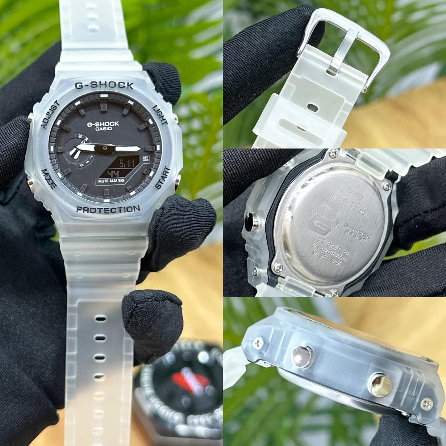 NEW G-SHOCK GA2100 TRANSPARENT BLACK