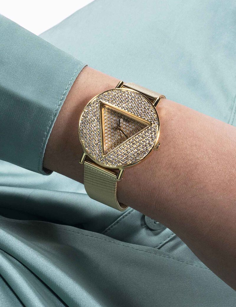 Gue.ss Crystal Gold for her