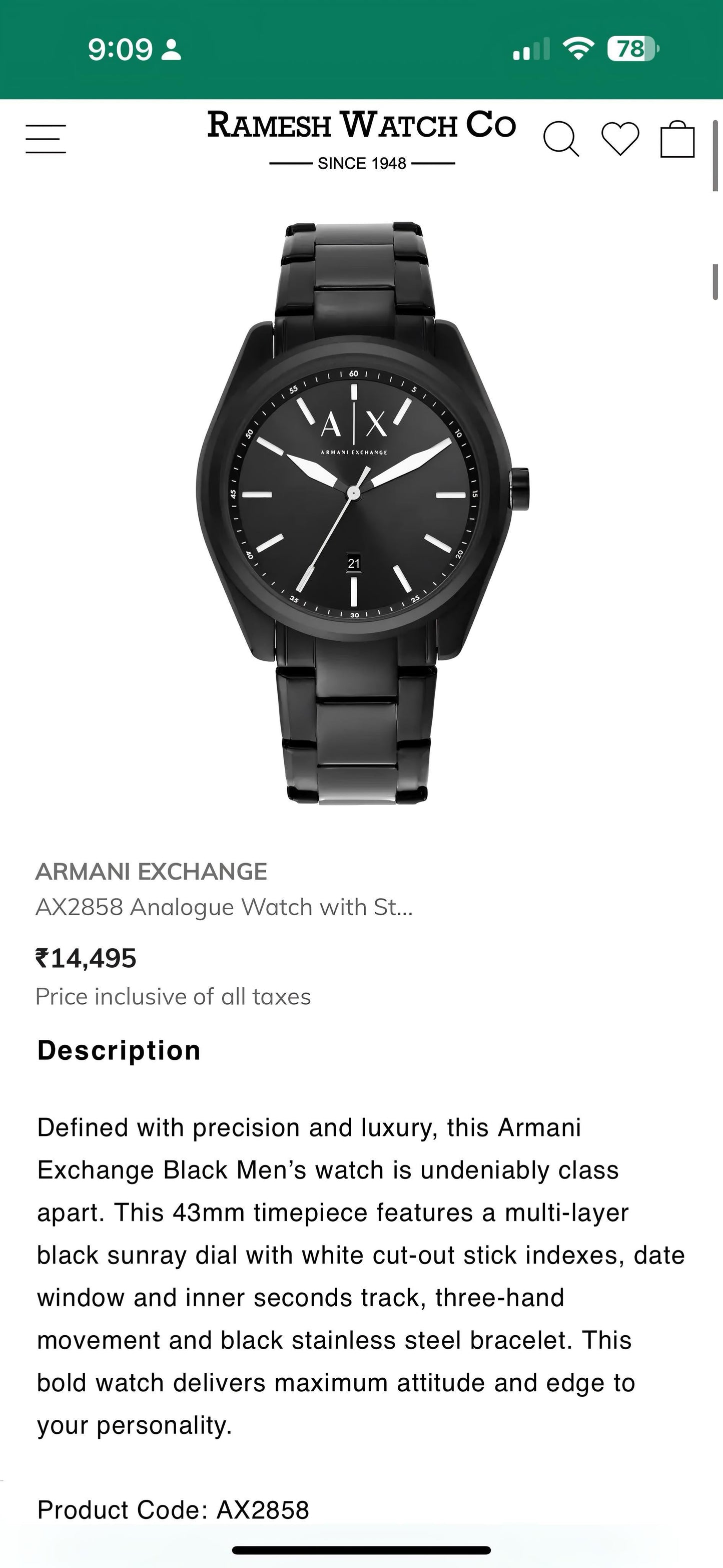 Ar.mani Exchange Z-Black