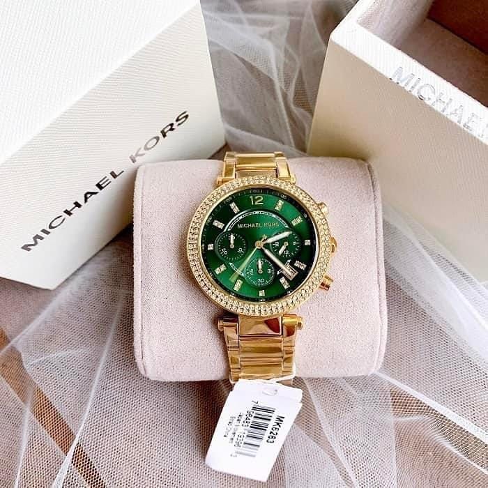 Mic.hael Kors Parker Gold-Green