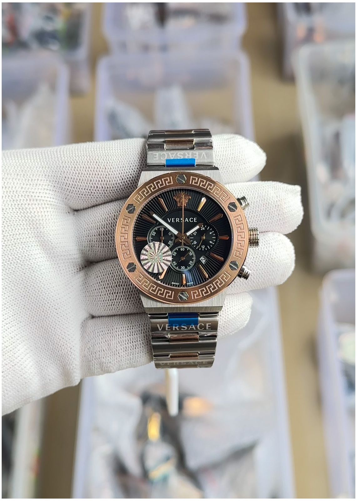 New Versace Grece Chronograph Japan