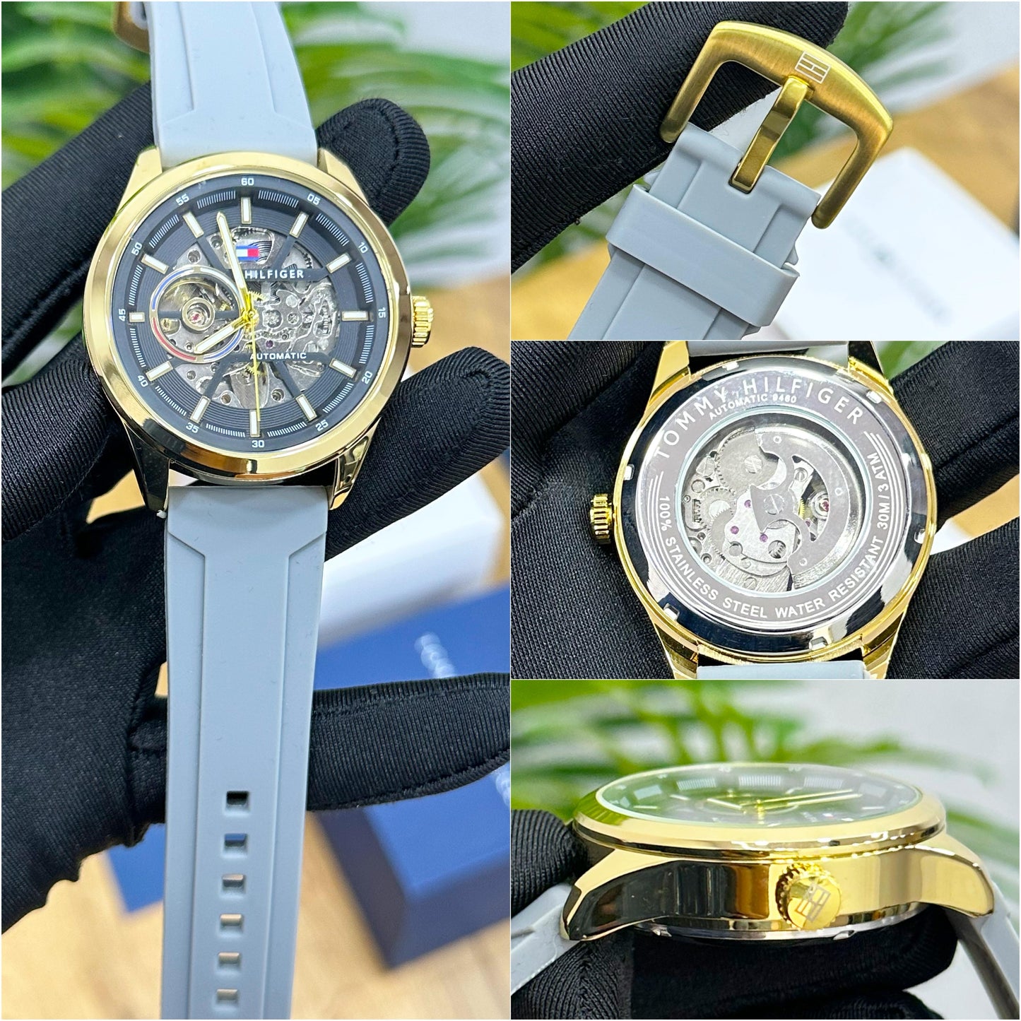 NEW TOMMY_HILFIGER MODERN AUTOMATIC OPEN HEART