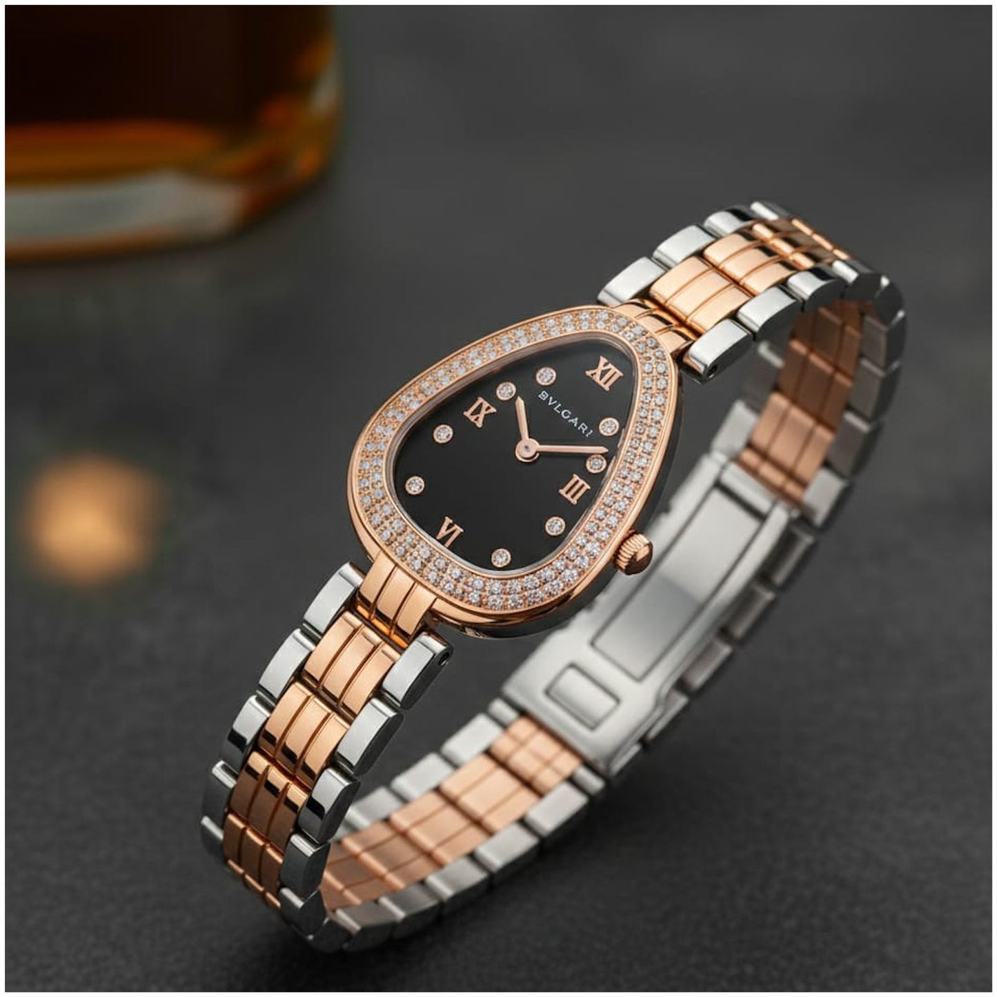 Bvl.gari 2Ton Copper White & Black for her
