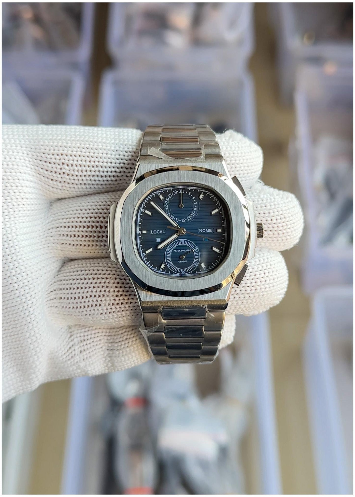New Patek_philippe Aquanaut 5968 Battery Japan Machine