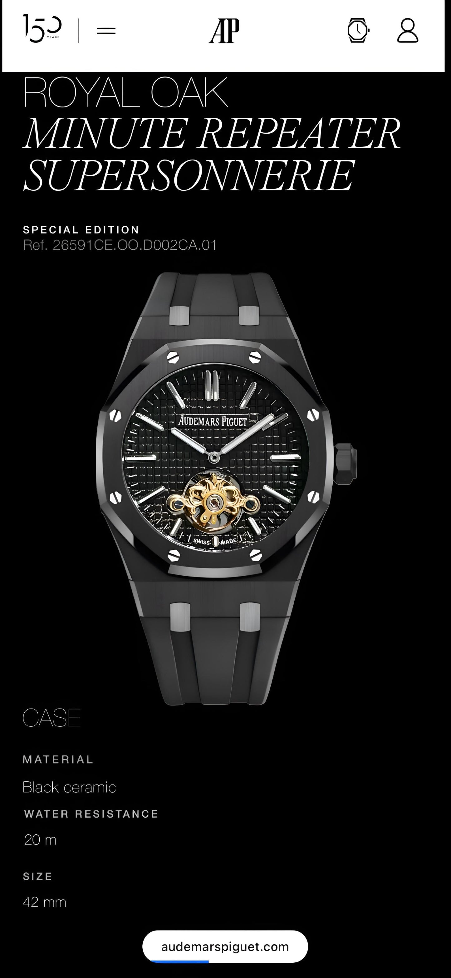 Aude.mars piguet royal Tourbillion