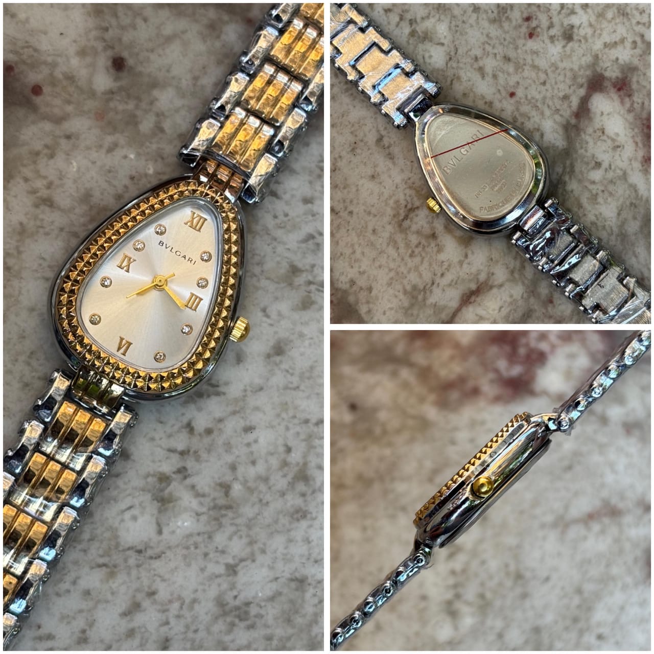 Bvl.gari 2Ton Gold White for her