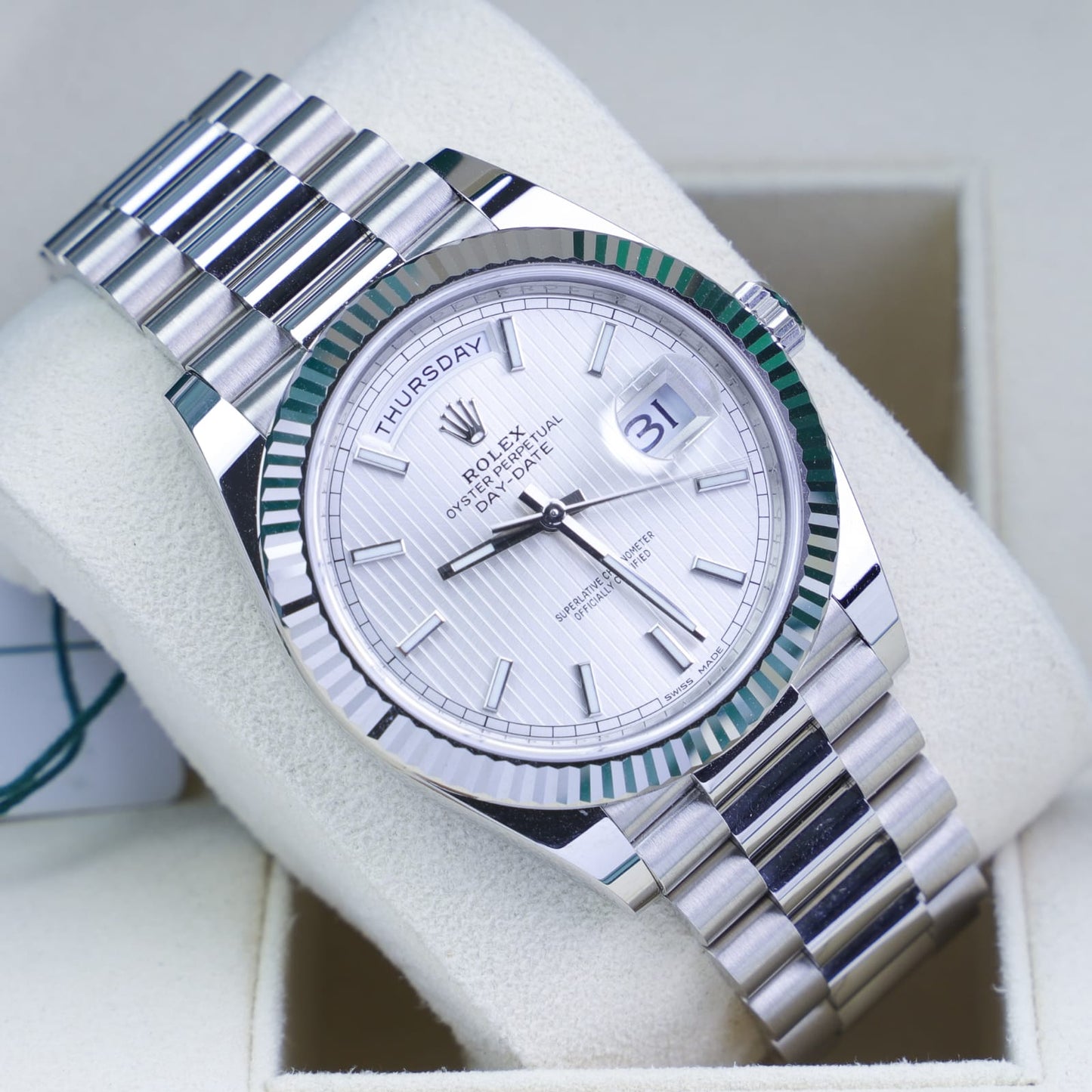 Rol.ex Oyster Perpetual Day Date 40 Battery Quartz Movment