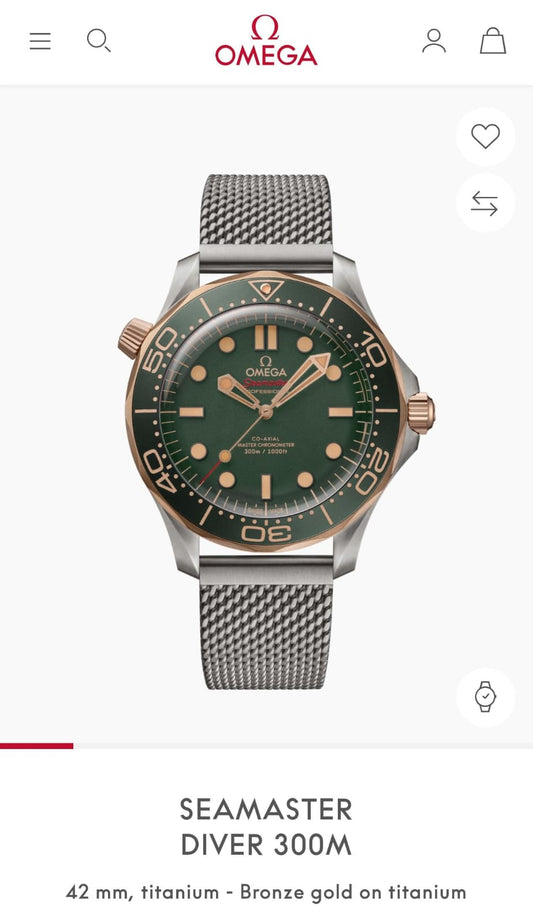 Om.ega seamaster diver 300M automatic