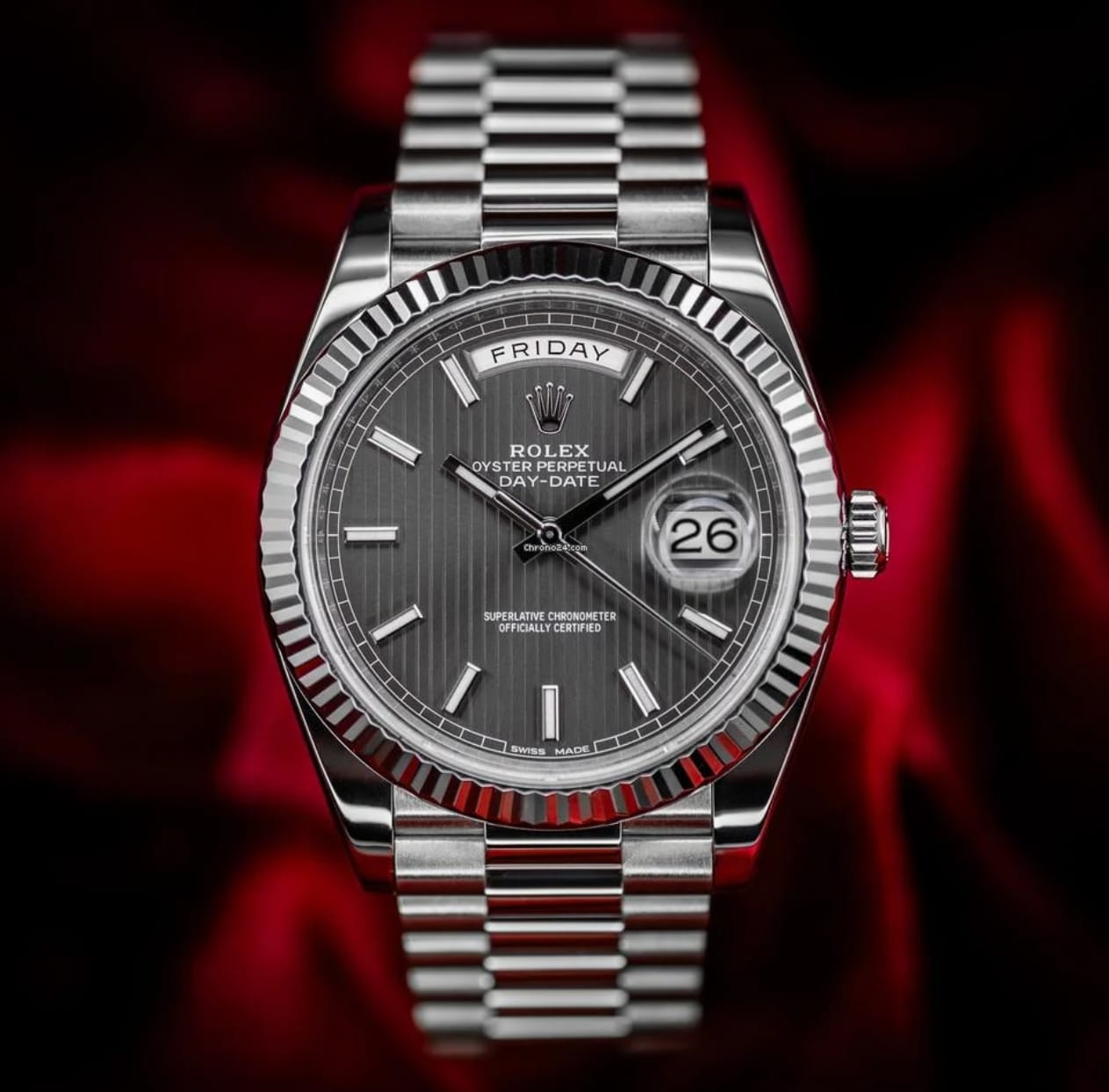 Rol.ex Oyster Perpetual Day Date 40 Battery Quartz Movment