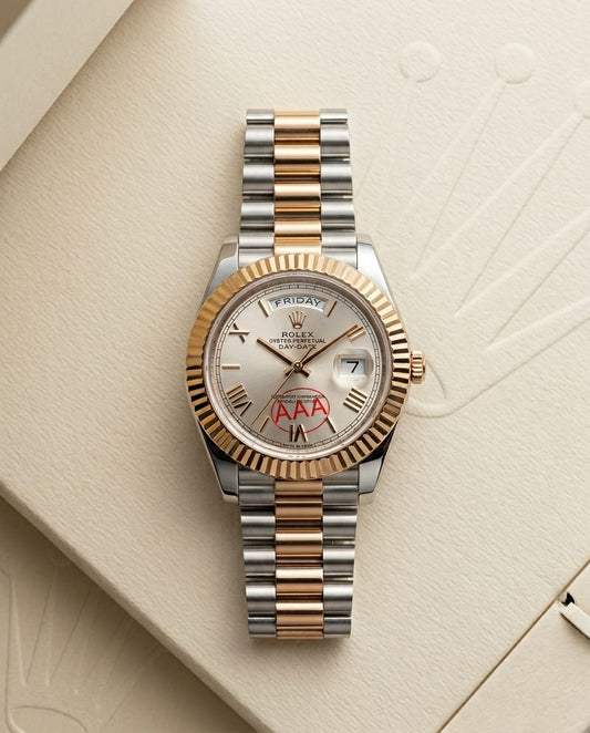 Rol.ex Oyster Perpetual Day Date Diamond 40 Battery