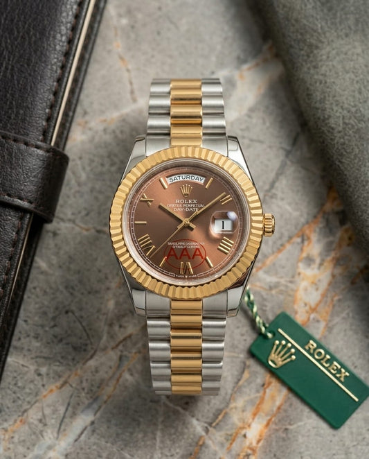 Rol.ex Oyster Perpetual Day Date Diamond 40 Battery