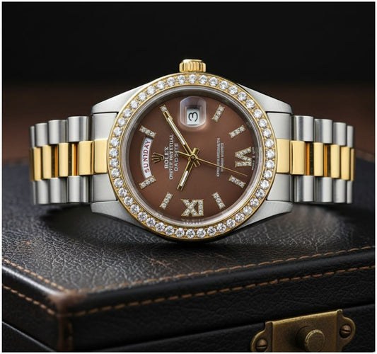 Rol.ex Oyster Perpetual Day Date Diamond