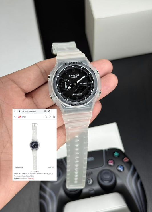NEW G SHOCK GA 2100 black transperent