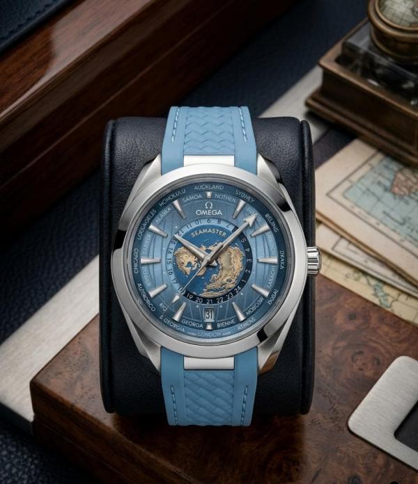 Omeg_a Seamaster Aqua Terra World Map 150M Automatic