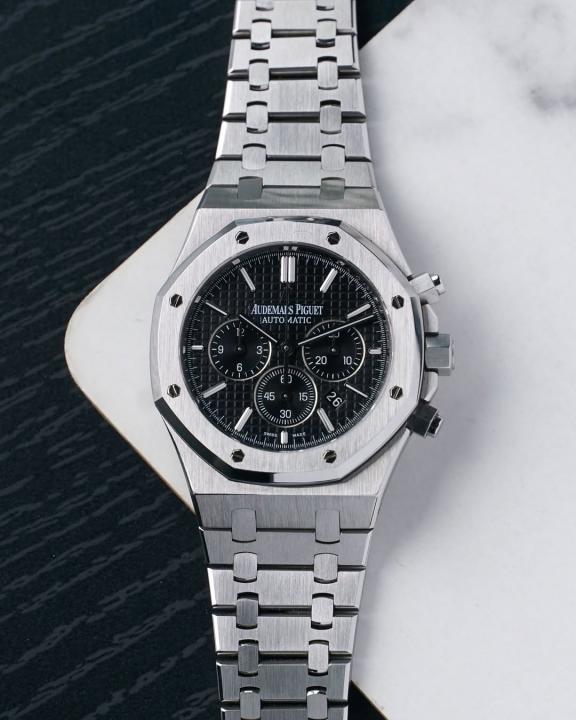 Aude.mars_piguet Royal Oak Chronograph Black